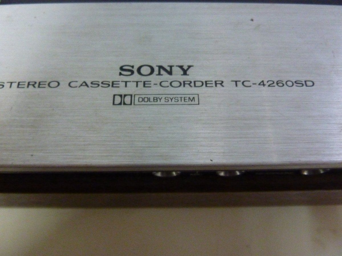 レトロ ソニー TC-4260SD ジャンク品 カセットプレーヤー - メルカリ