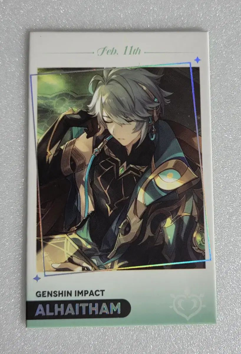 原神 MEGA COFFEE フォトカード アルハイゼン R 3 - メルカリ