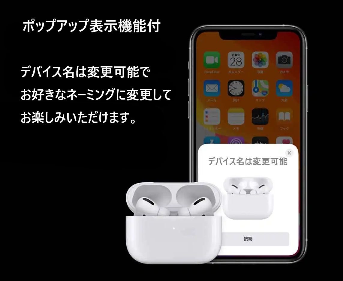 ポップアップ表示＆ノイズキャンセリング搭載