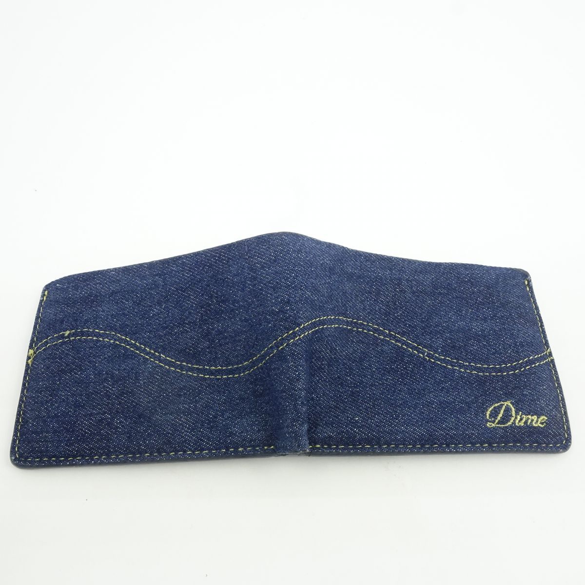 Dime ダイム CURSIVE BIFOLD WALLET デニム 二つ折り 財布 ※中古