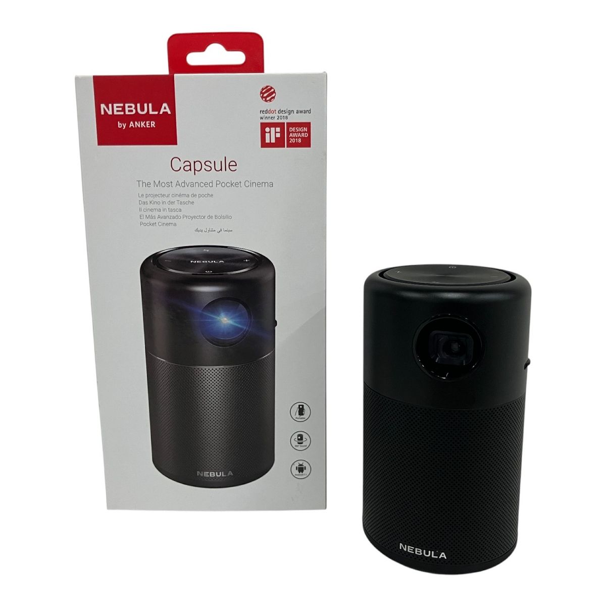 その他 ANKER Nebula Capsule D4111511 Amazon.com: Anker Nebula Capsule, Smart Wi-Fi Mini Projector, 100
