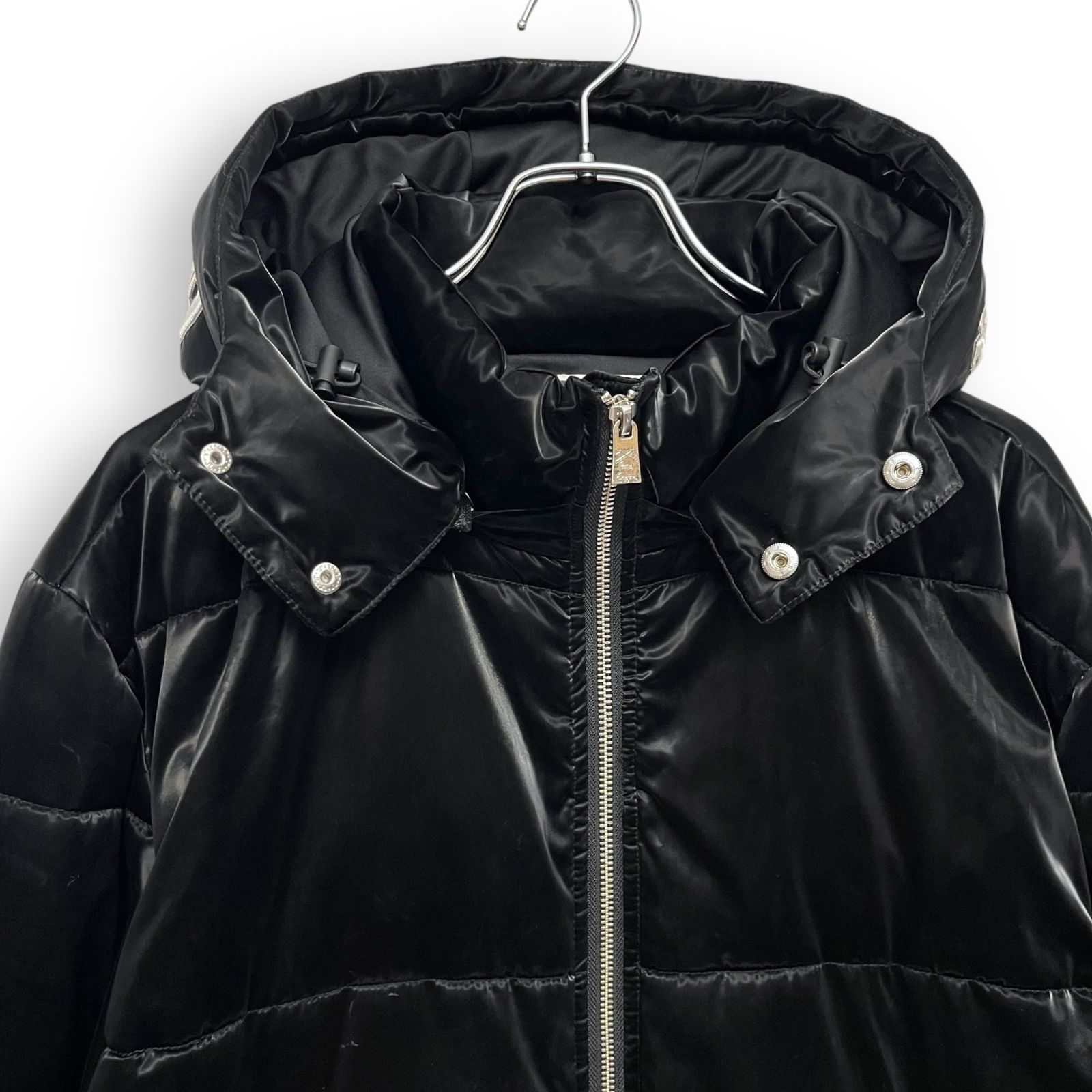 アダムスジャグラー黒ダウンジャケットRTEG美品 アダムスジャグラー RTEG 黒 ブルゾン ダウンジャケット サイズ M