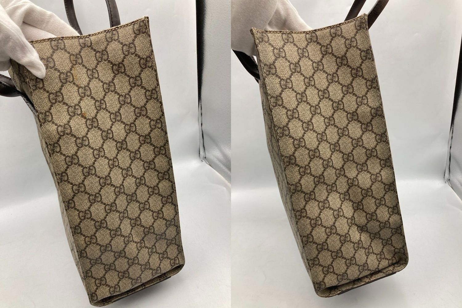 GUCCI グッチ GGスプリーム トートバッグ 91249 中古 D4 - メルカリ