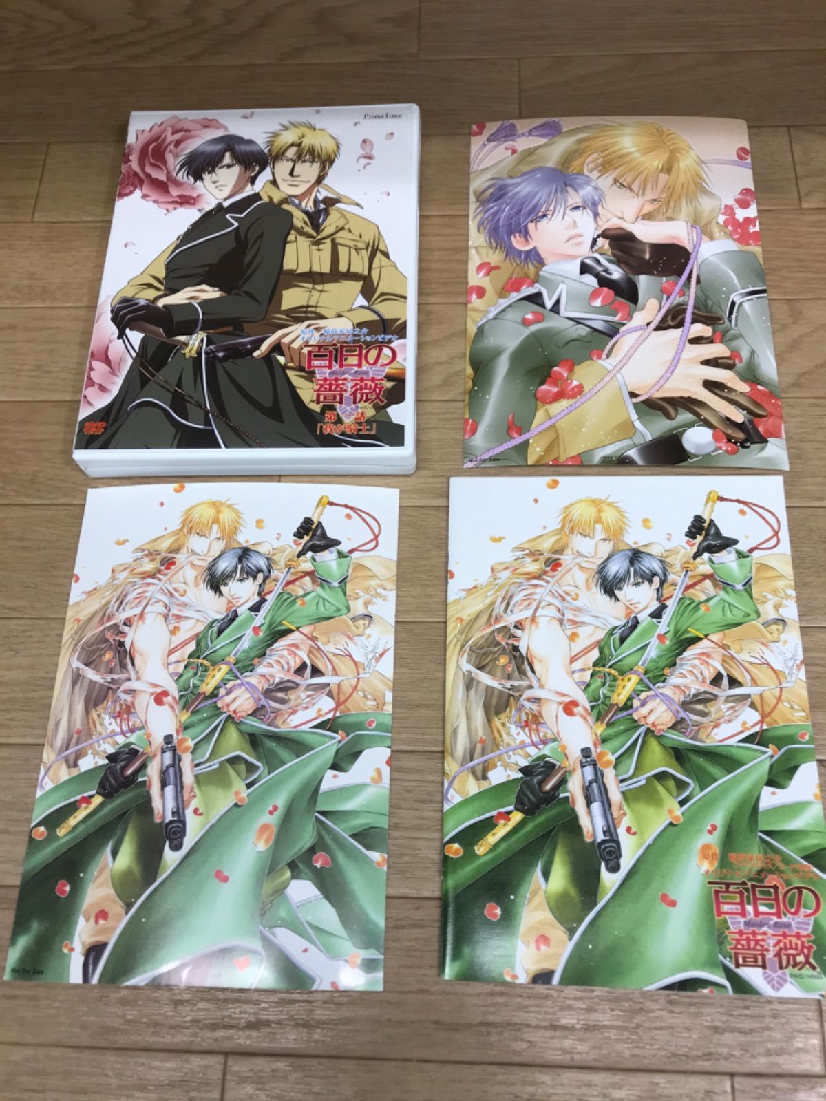 ☆アニメDVD 百日の薔薇 [初回限定版] DVD2点セット 《IO13F》51722