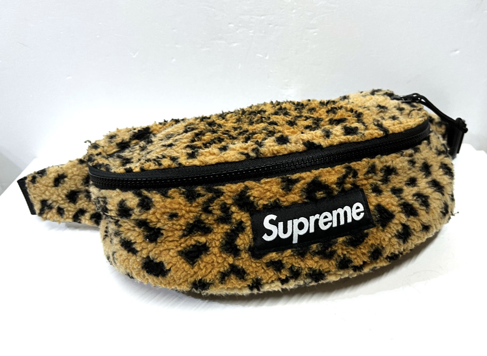 Supreme シュプリーム Leopard Fleece Waist Bag レオパード フリース ウエスト バッグ ショルダー 鞄
