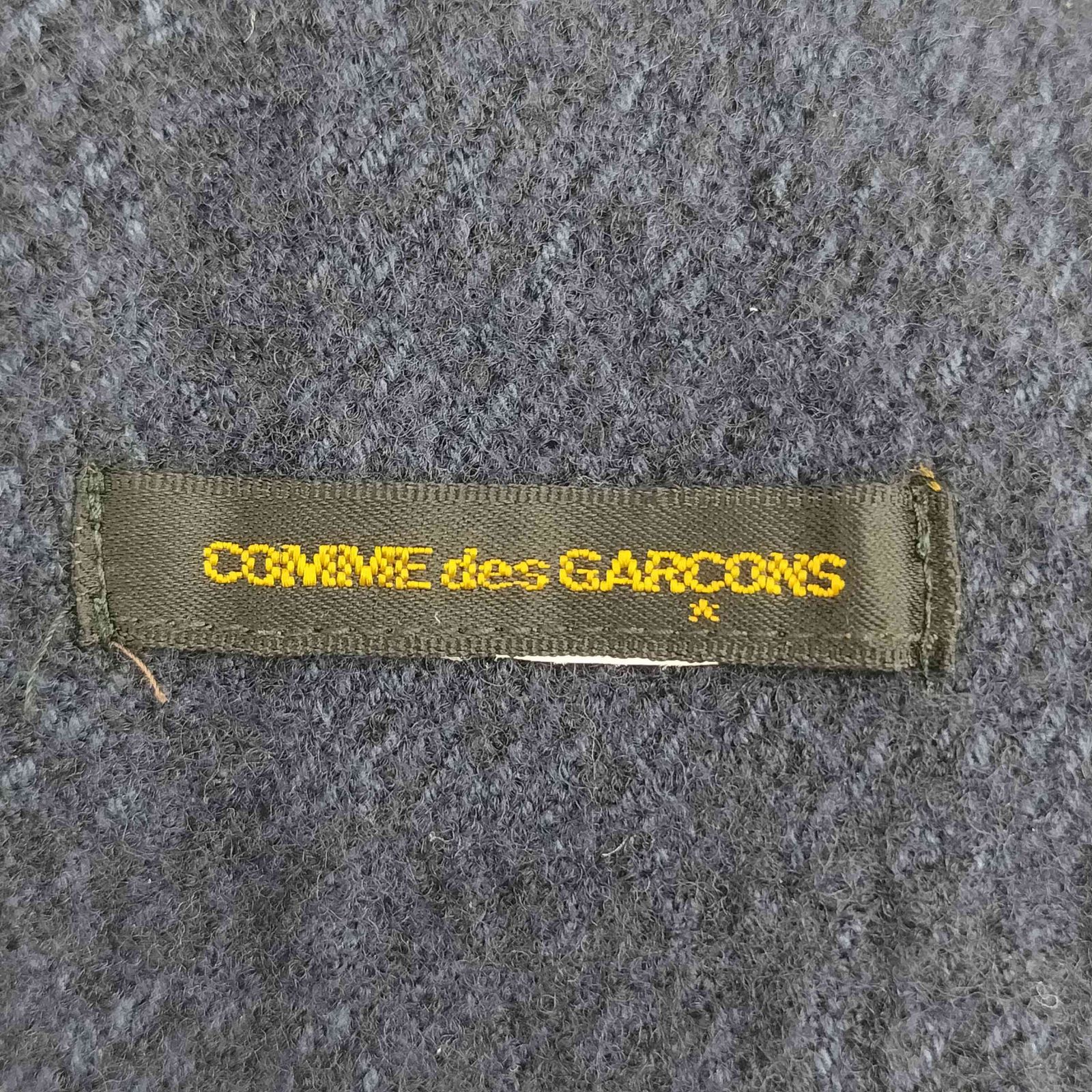 コムデギャルソン COMME des GARCONS ウール 縮絨 パッチワーク 大判