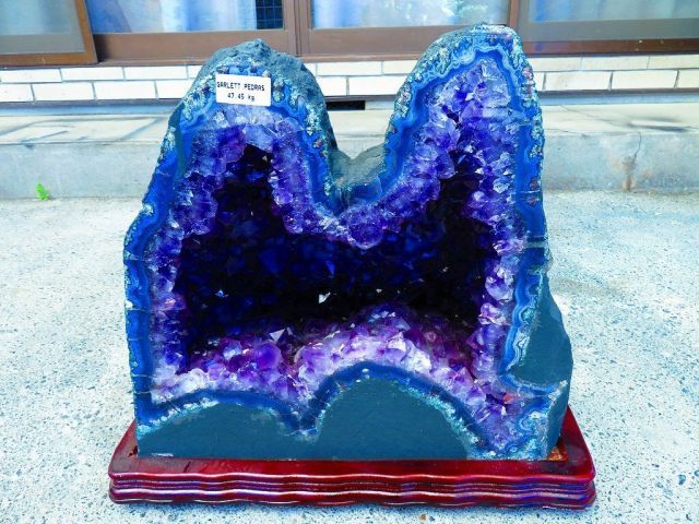 ウルグアイ産超強パワー 超迫力 天然水晶宝石 アメジストドーム超巨大49.5 kg 高480 mm TK 1522