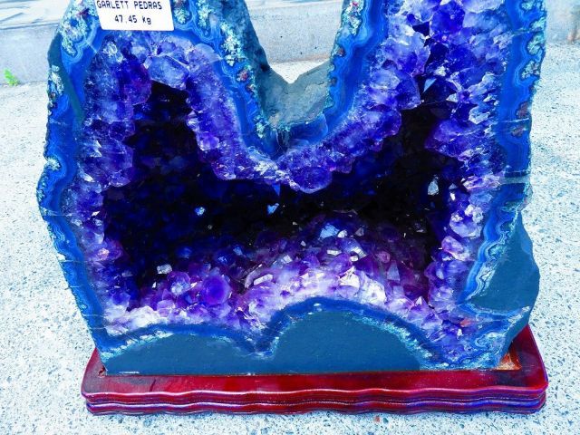 ウルグアイ産超強パワー 超迫力 天然水晶宝石 アメジストドーム超巨大49 5 kg 高480 mm TK 1522