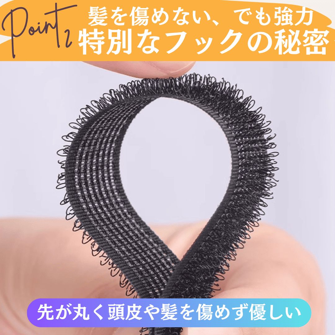 ピンなし ウィッグ ピン無し部分ウィッグ 頭頂部 白髪隠し 部分 ピン