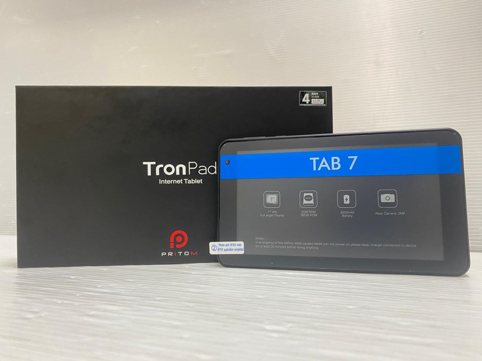 PRITOM TronPad TAB 7 7インチ Androidタブレット ○YR-19634○