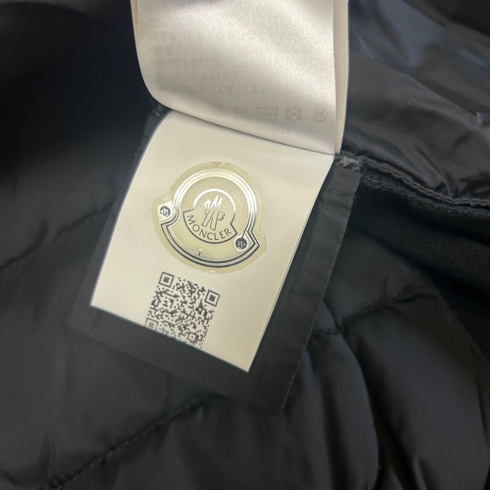 極美品】 MONCLER モンクレール ハイブリッドダウンニット ブラック 