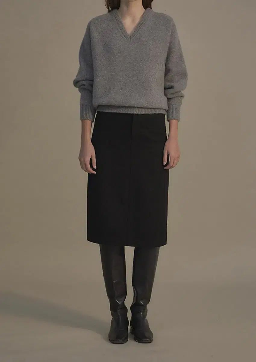 ナッシングリトゥン Couch Wool Skirt ウールスカート Sサイズ