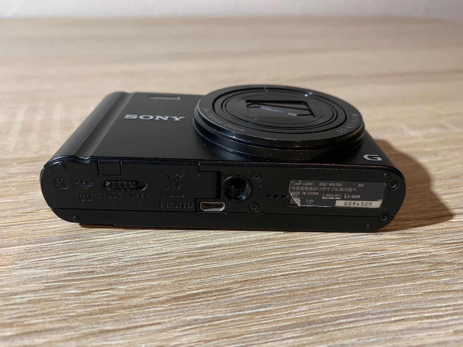 7140 Sony ソニー Cyber-shot DSC-WX300 ブラック デジカメ - メルカリ
