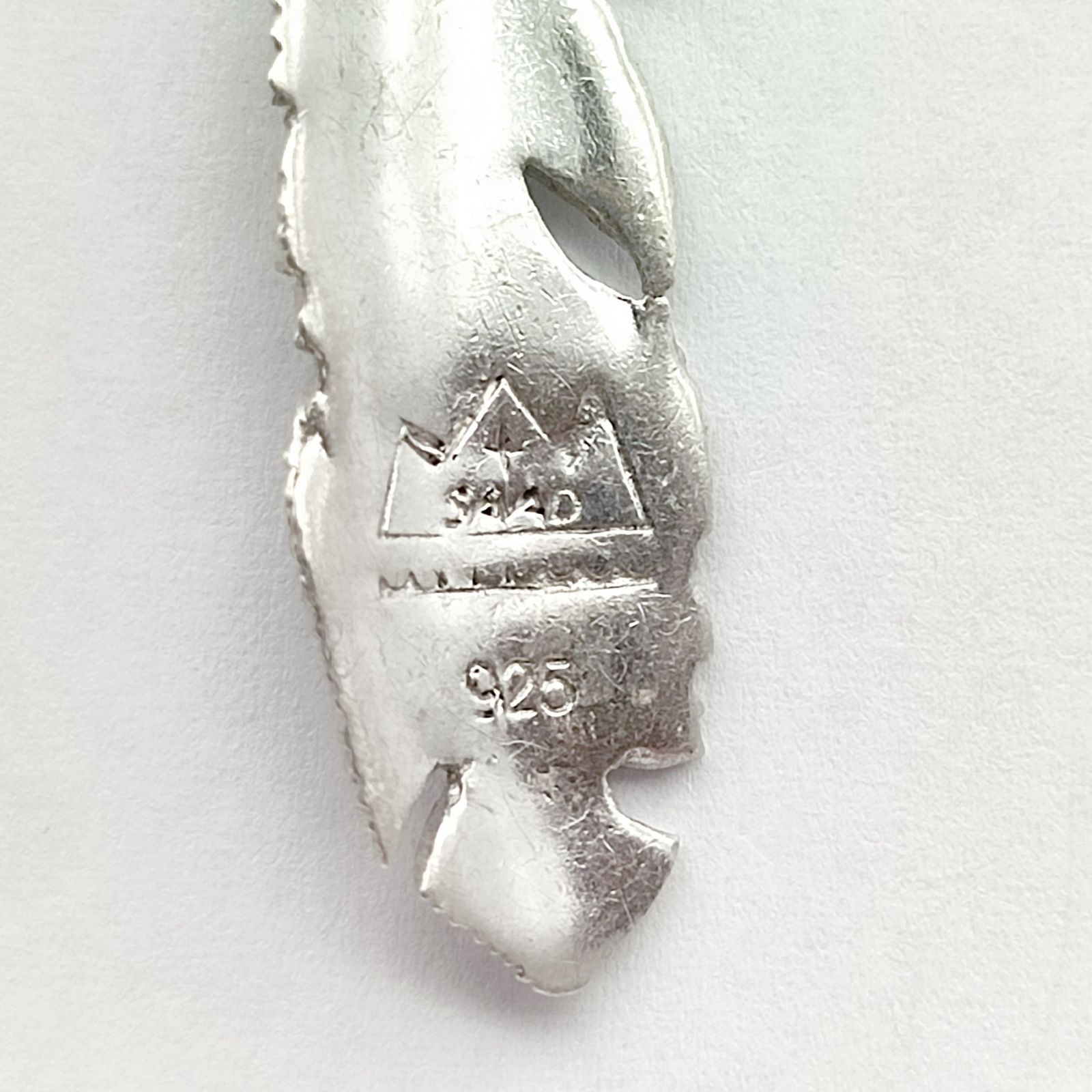 美品】SAAD サード フェザーネックレス 右向き 純正チェーン 45