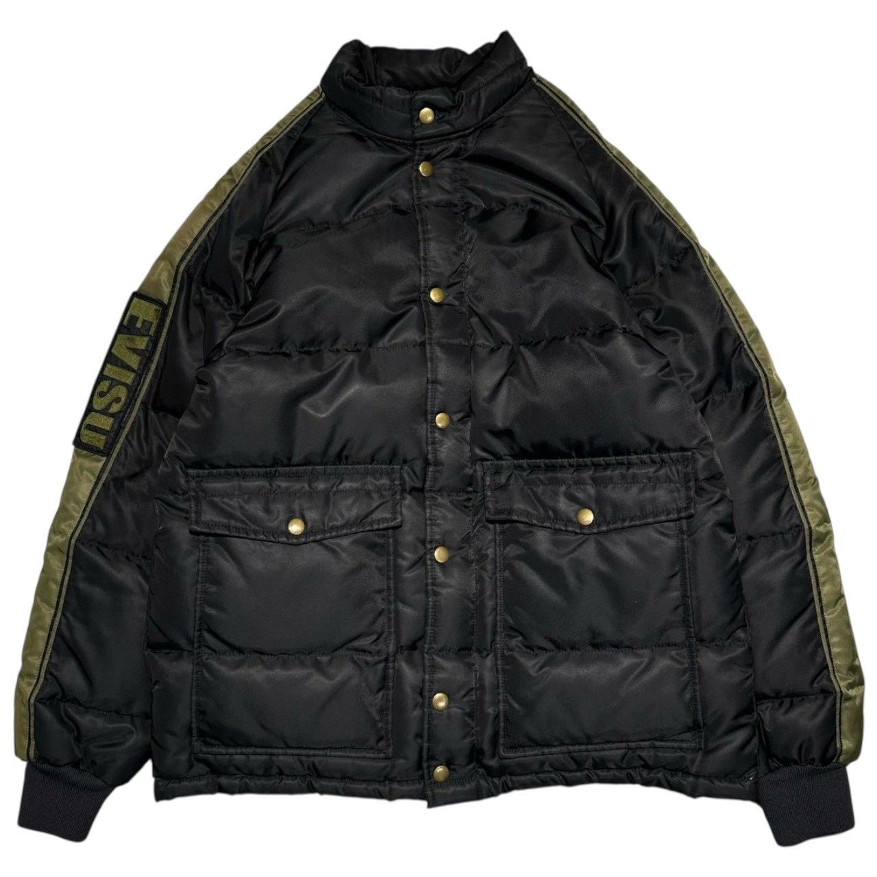 EVISU(エヴィス) Sleeve Line Racing Down Jacket 袖ライン レーシング 