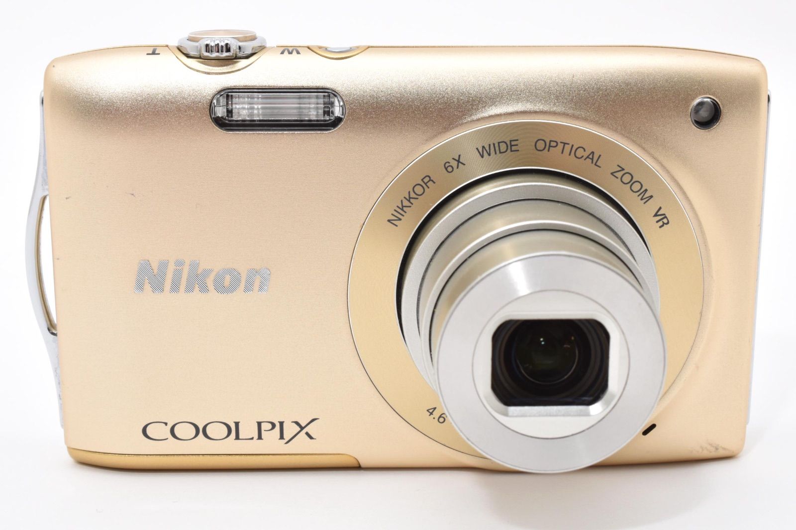 ☆良品☆ Nikon ニコン CoolPix S3300 ゴールド コンパクトデジタル