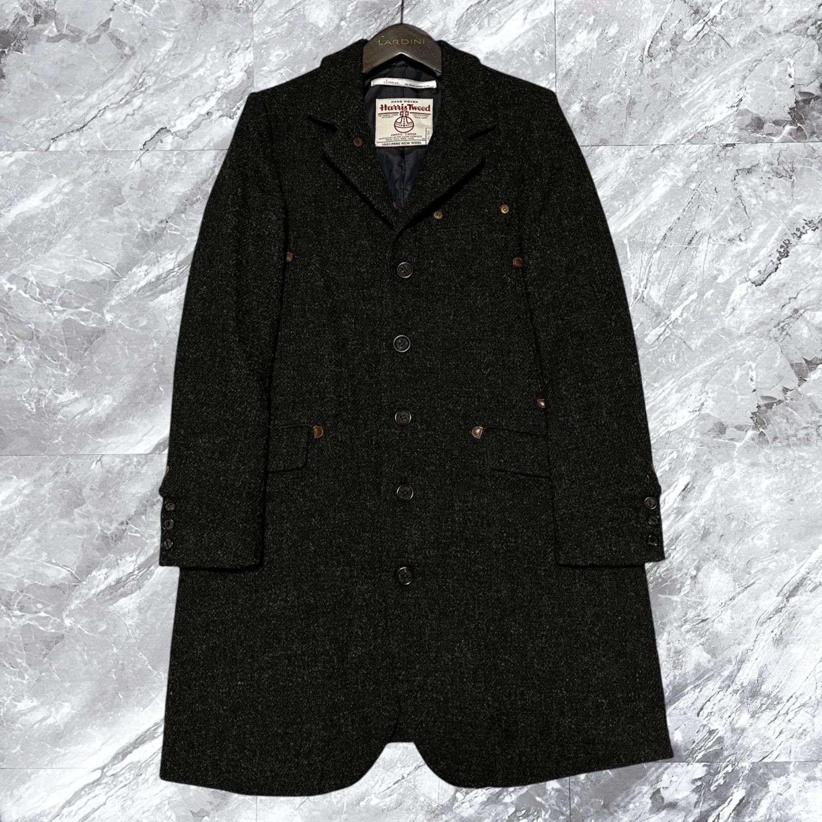 Johnbull ジョンブル Harris Tweed ハリスツイード チェスターコート 