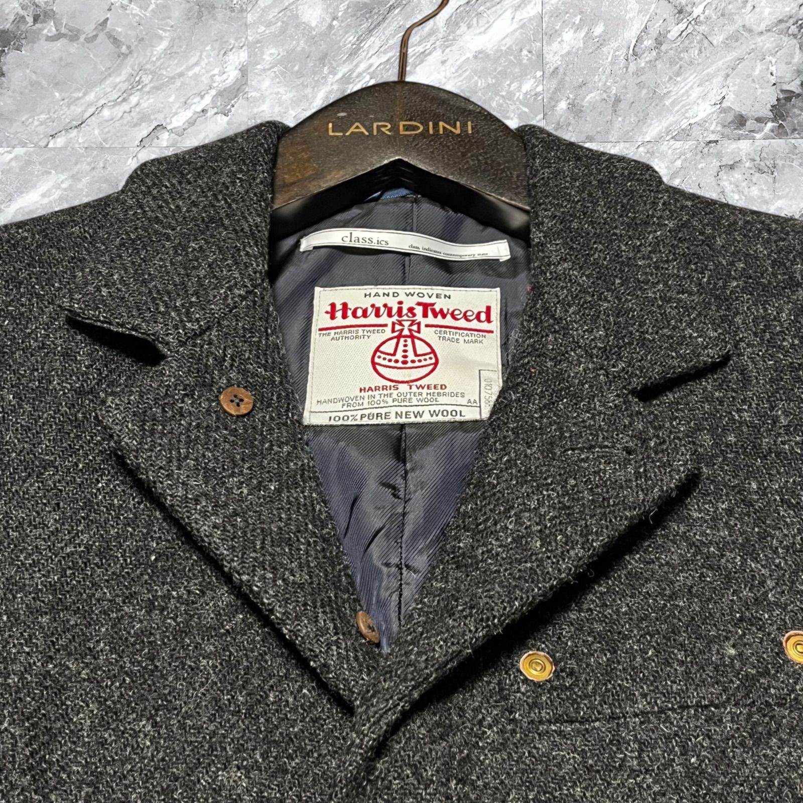 Johnbull ジョンブル Harris Tweed ハリスツイード チェスターコート 
