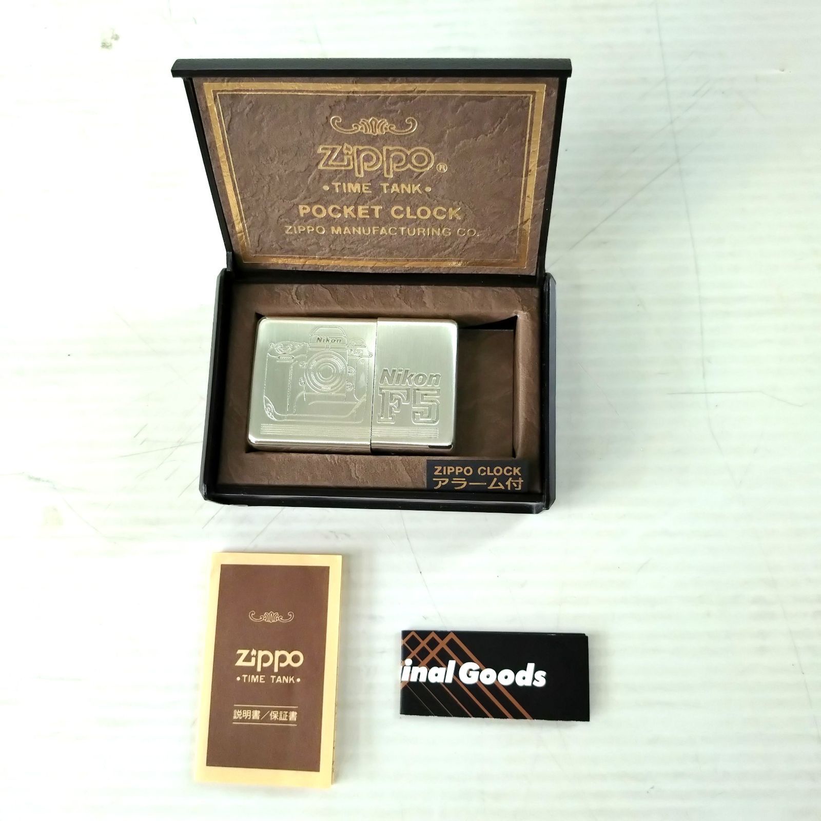 Zippo TIME TANK POCKET CLOCK ジッポー Nikon ニコン F5 ポケット