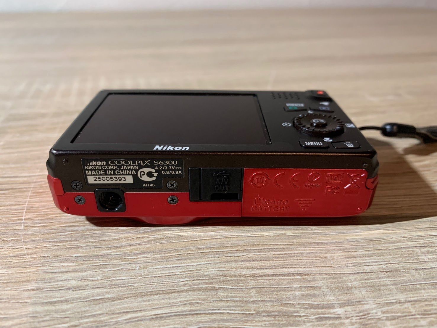 7144 Nikon ニコン COOLPIX S6300 レッド デジカメ - メルカリ