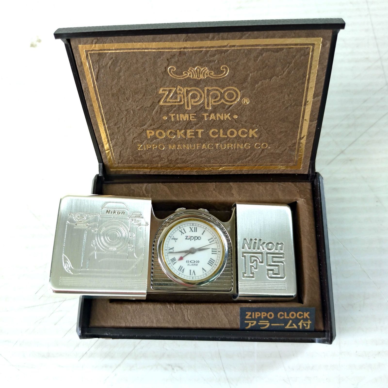 Zippo TIME TANK POCKET CLOCK ジッポー Nikon ニコン F5 ポケット