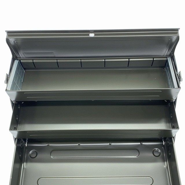  ♥品 TONE トネ V形3段式メタルケース BX 430 オリーブドラブ ツールケース 工具箱 チェスト111115 プーラー 特殊工具