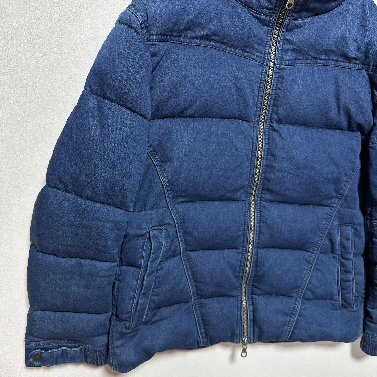NICOLE ニコル デニムダウンジャケット 52 L相当 ハンガリーダック