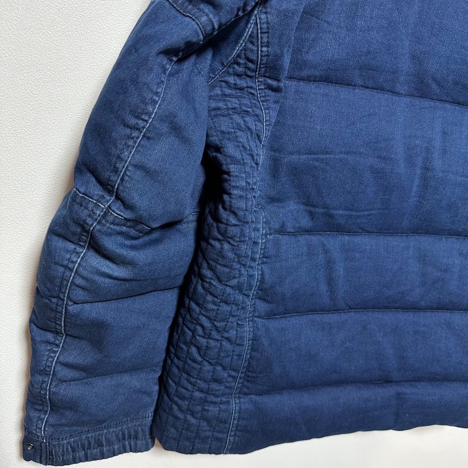 NICOLE ニコル デニムダウンジャケット 52 L相当 ハンガリーダック