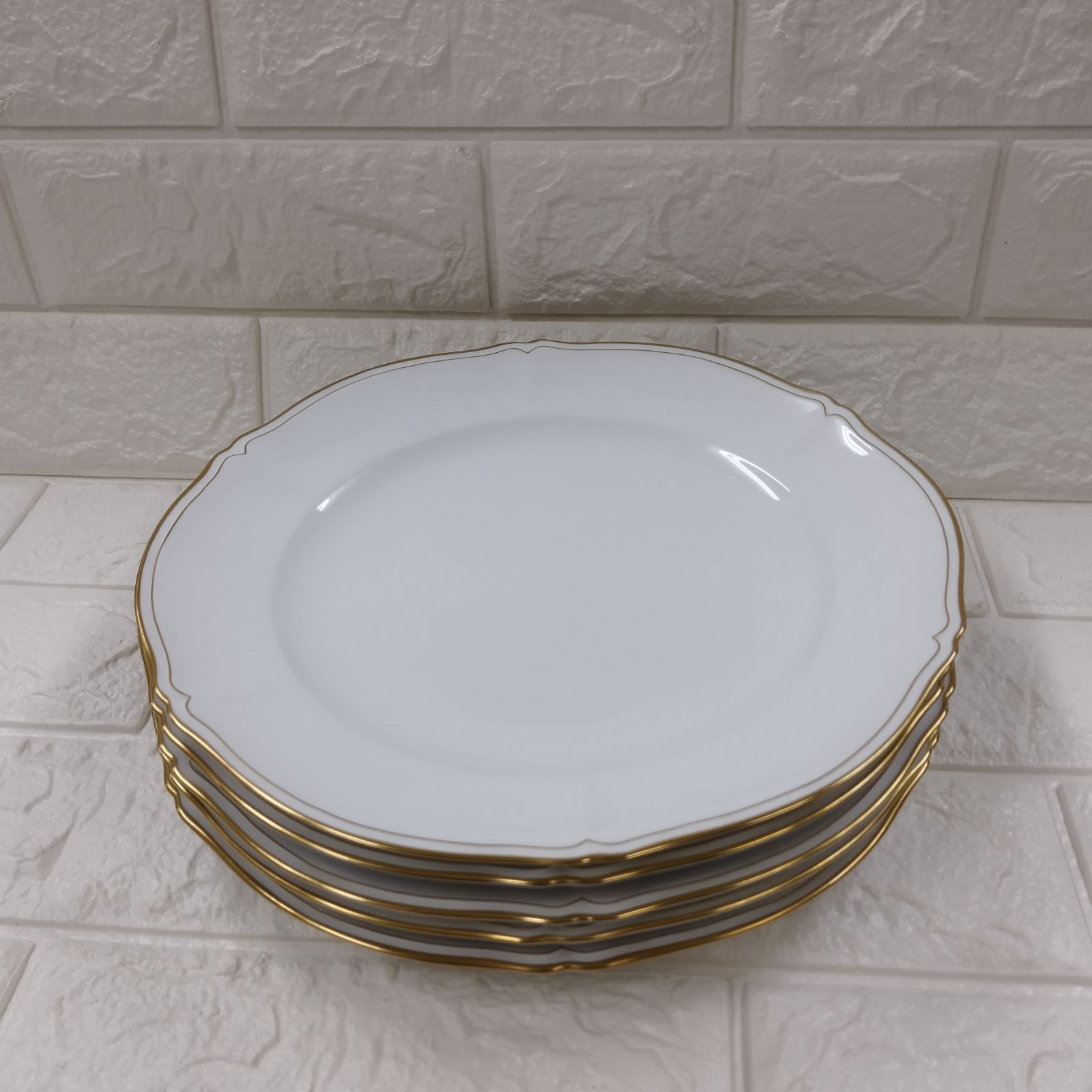 週末値下げ✿大倉陶園TheOkuraマスターピースミート皿7枚✿ The Okura ホワイトマスターピース 26cmミート皿