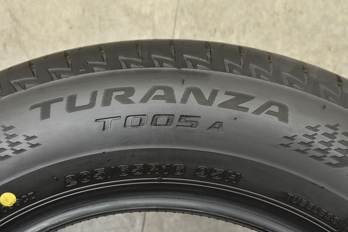 2025年製 バリ溝】ブリヂストン トランザ T005A 205/65R16 4本セット