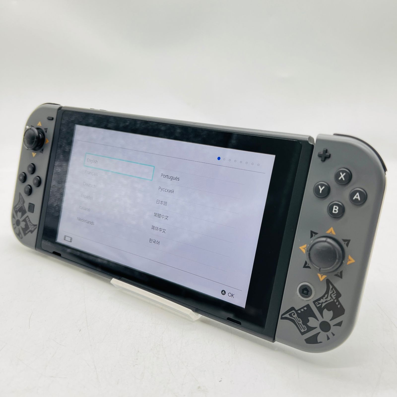 動作OK】Nintendo Switch 本体 モンスターハンターライズ 動作OK