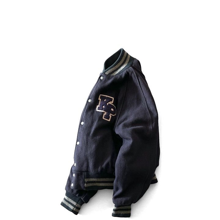 80s USA製 Empire エンパイア Kings Point Wool Stadium Jacket ウール
