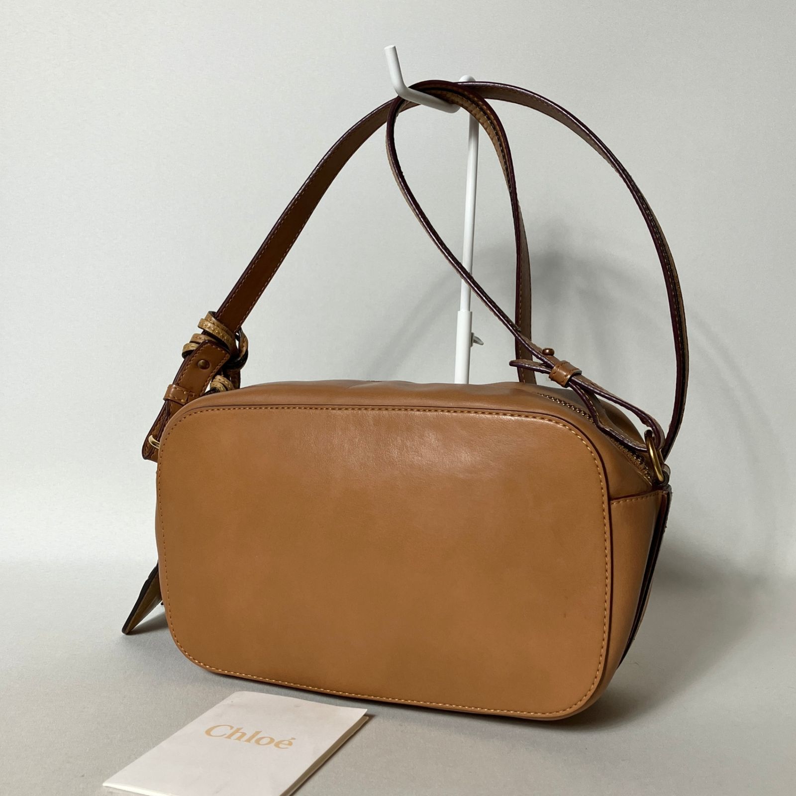 2511-235｜クロエ 注文 ショルダーバッグ レザー ブラウン