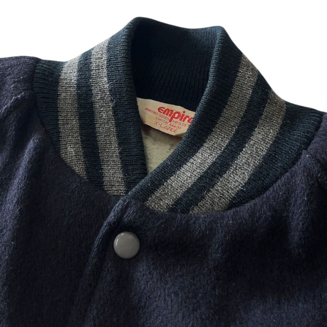 80s USA製 Empire エンパイア Kings Point Wool Stadium Jacket ウール