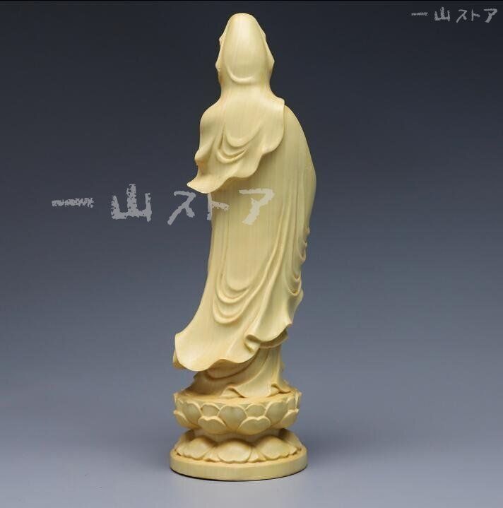 仏教美術 木彫仏像 精密細工 開運風水 観音菩薩像 ッゲ 彫刻工芸品