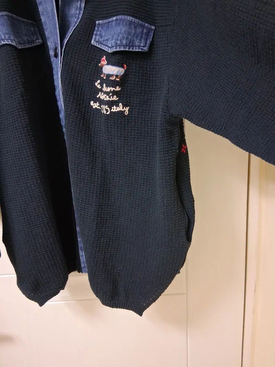  ベネトン デニム バイ ニット カーディガン 長袖 カーディガン ボレロ アンサンブル