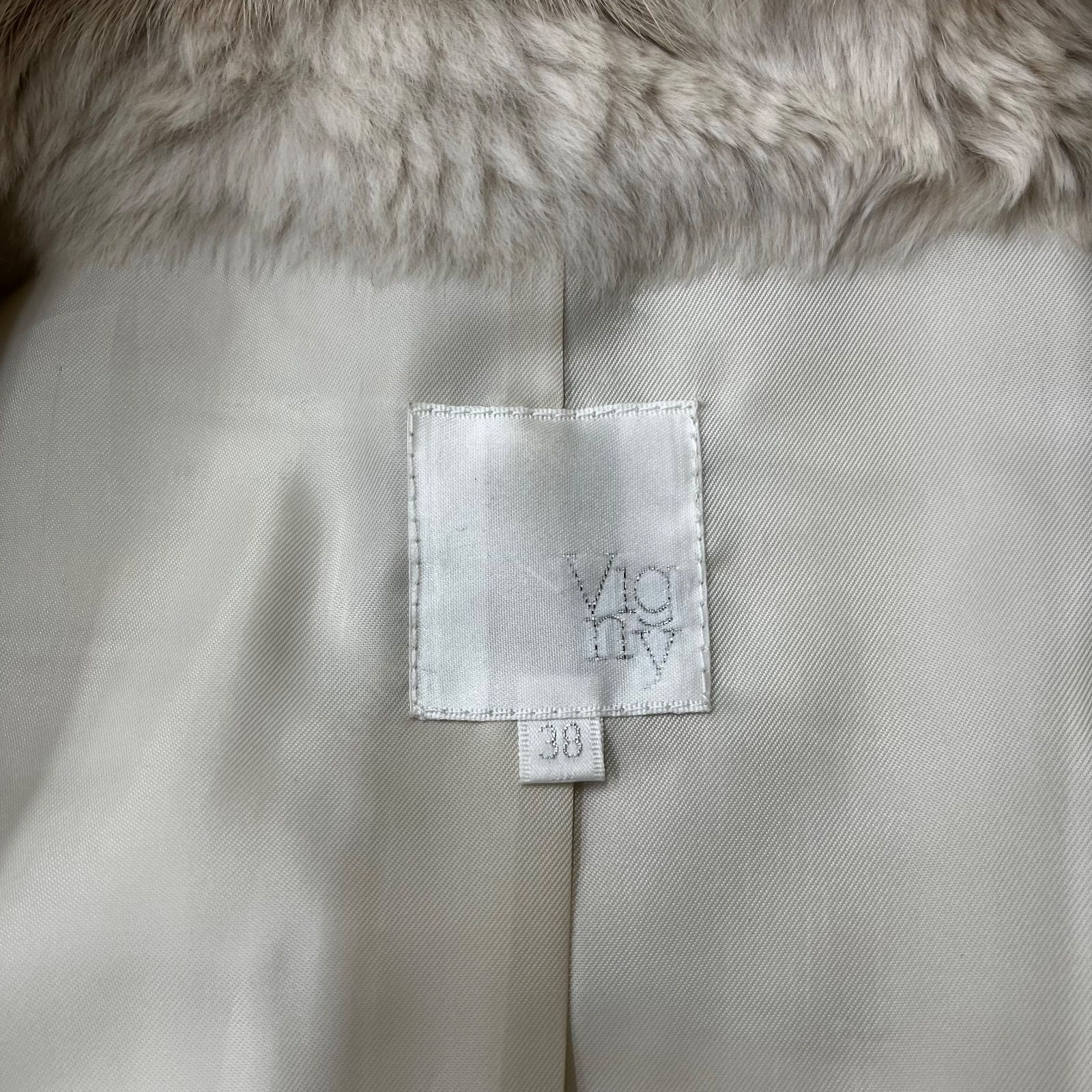 Vigny ヴィニー ファーコート ジャケット ラビットファー フルジップ