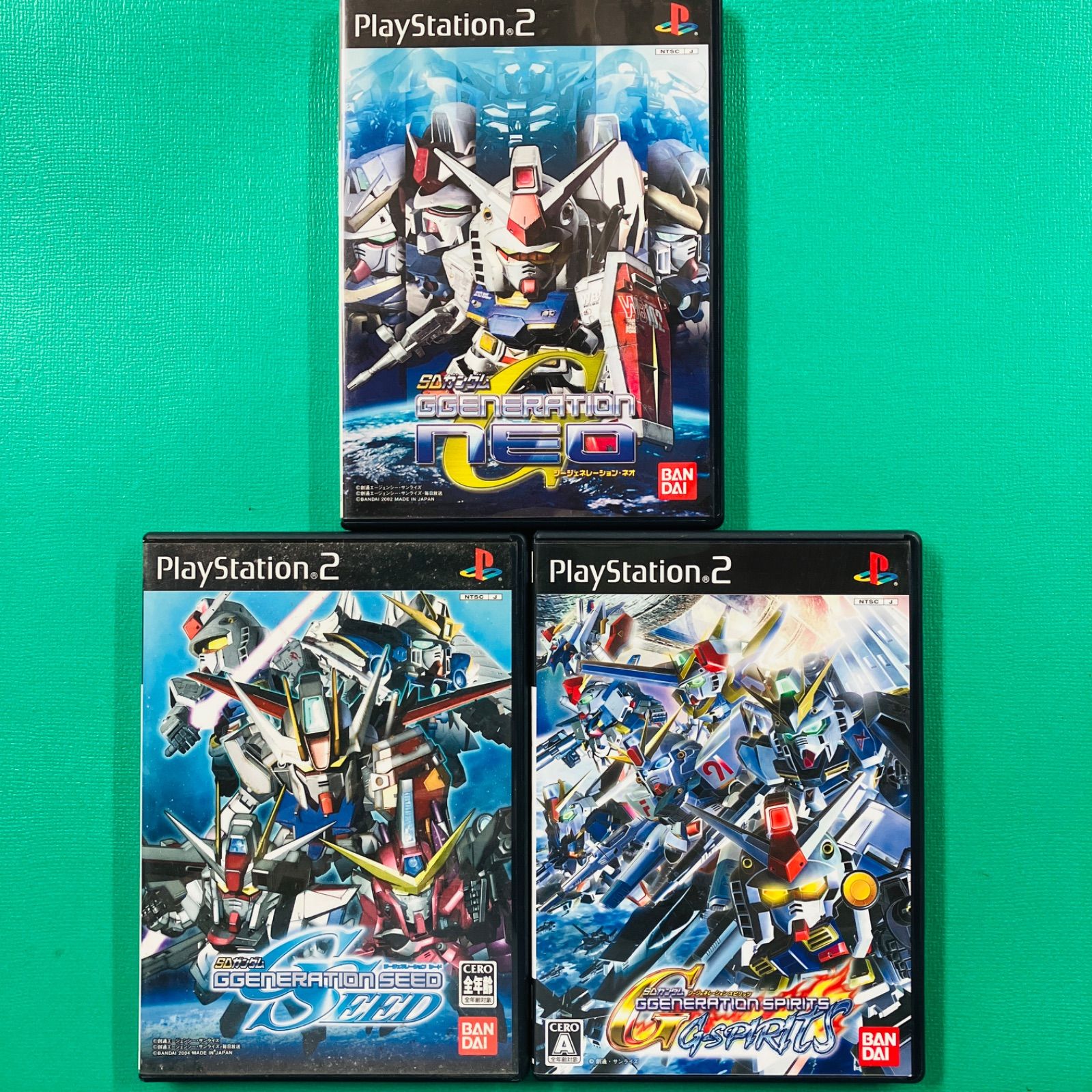 3点セット】PS2 SDガンダム ジージェネレーション・ネオ SDガンダム