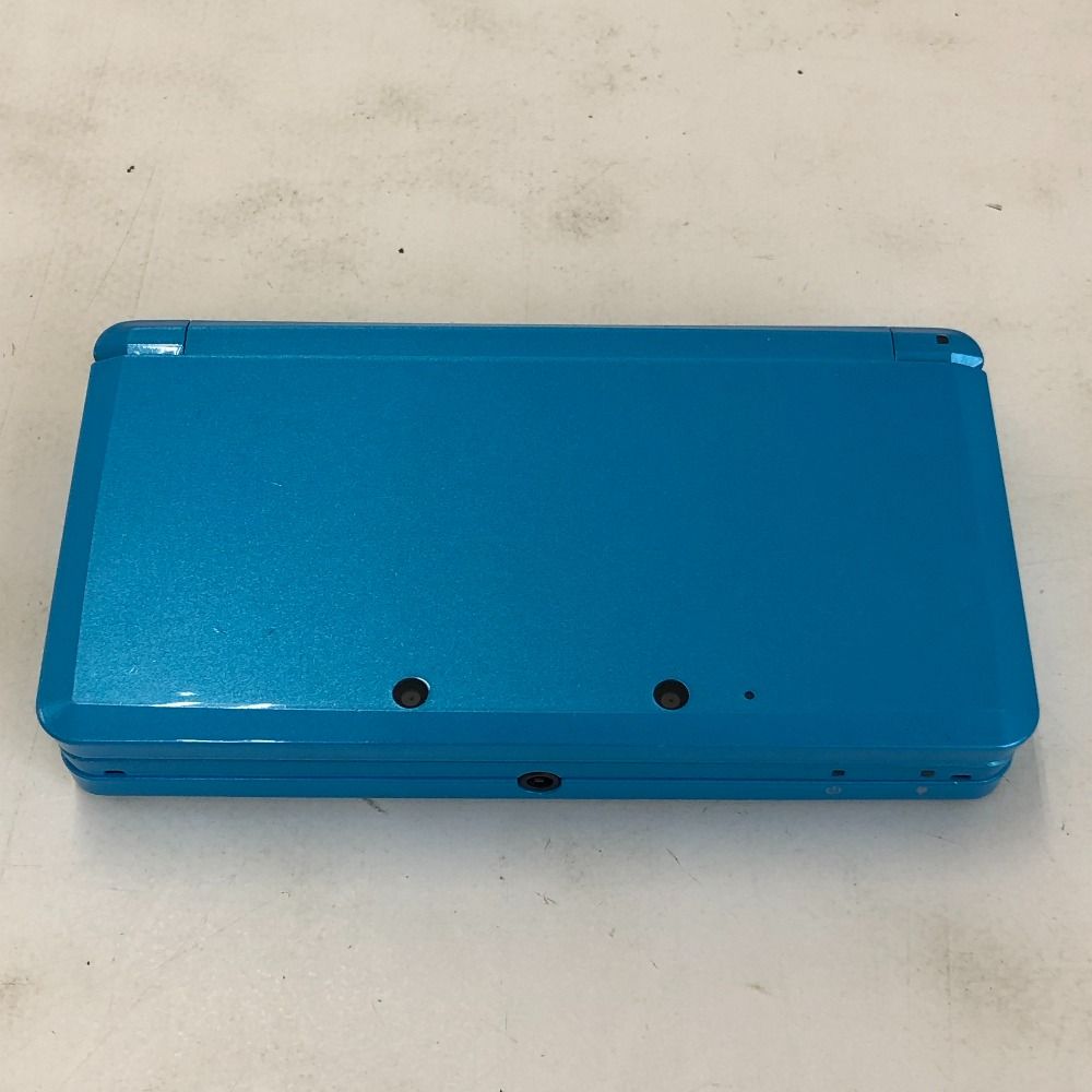 02w21431 Nintendo 3DS ニンテンドー3DS ライトブルー 本体 箱なし品 動作 済み 任天堂 ゲームハード 品