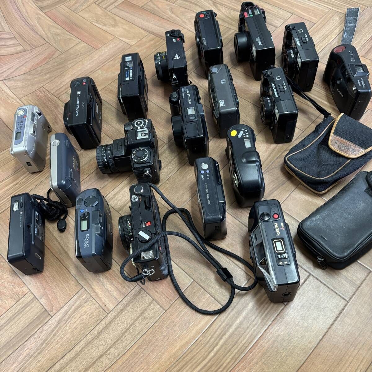 コンパクトカメラ　まとめ売り　大量　在庫処分　動作未確認 まとめ】コンパクトカメラ 計19台 おまとめセット 動作未確認 #P323d