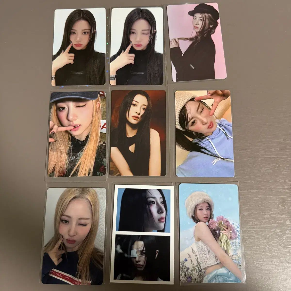 9枚まとめ売り) LE SSERAFIM（ルセラフィム）ホ・ユンジン(HUH YUNJIN