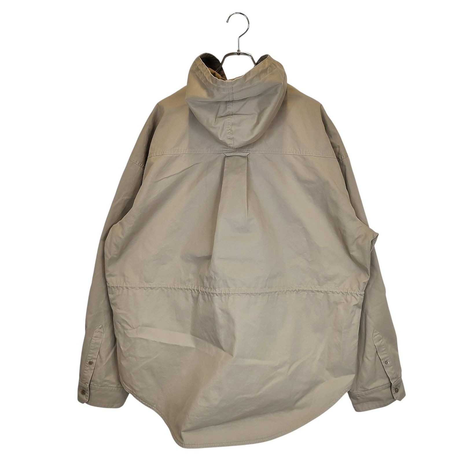 BALENCIAGA バレンシアガ 21AW DRIL HOODED PARKA SHIRT フード 