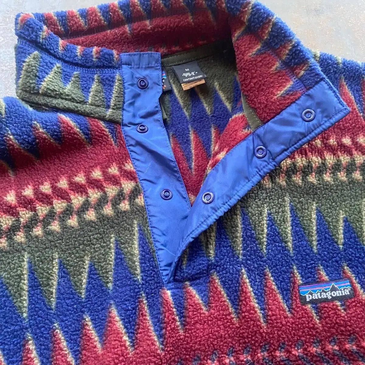 93FW patagonia(パタゴニア) Synchilla（シンチラ） スナップ-T レッド