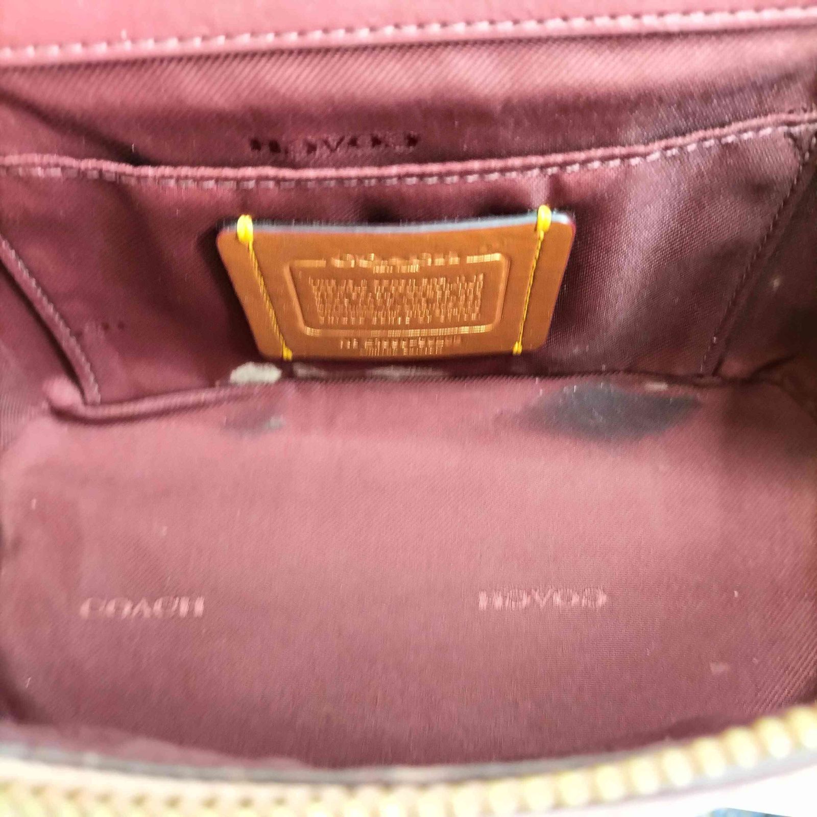 コーチ COACH バニティバッグ セレーナゴメス トレイルバッグ バニティ