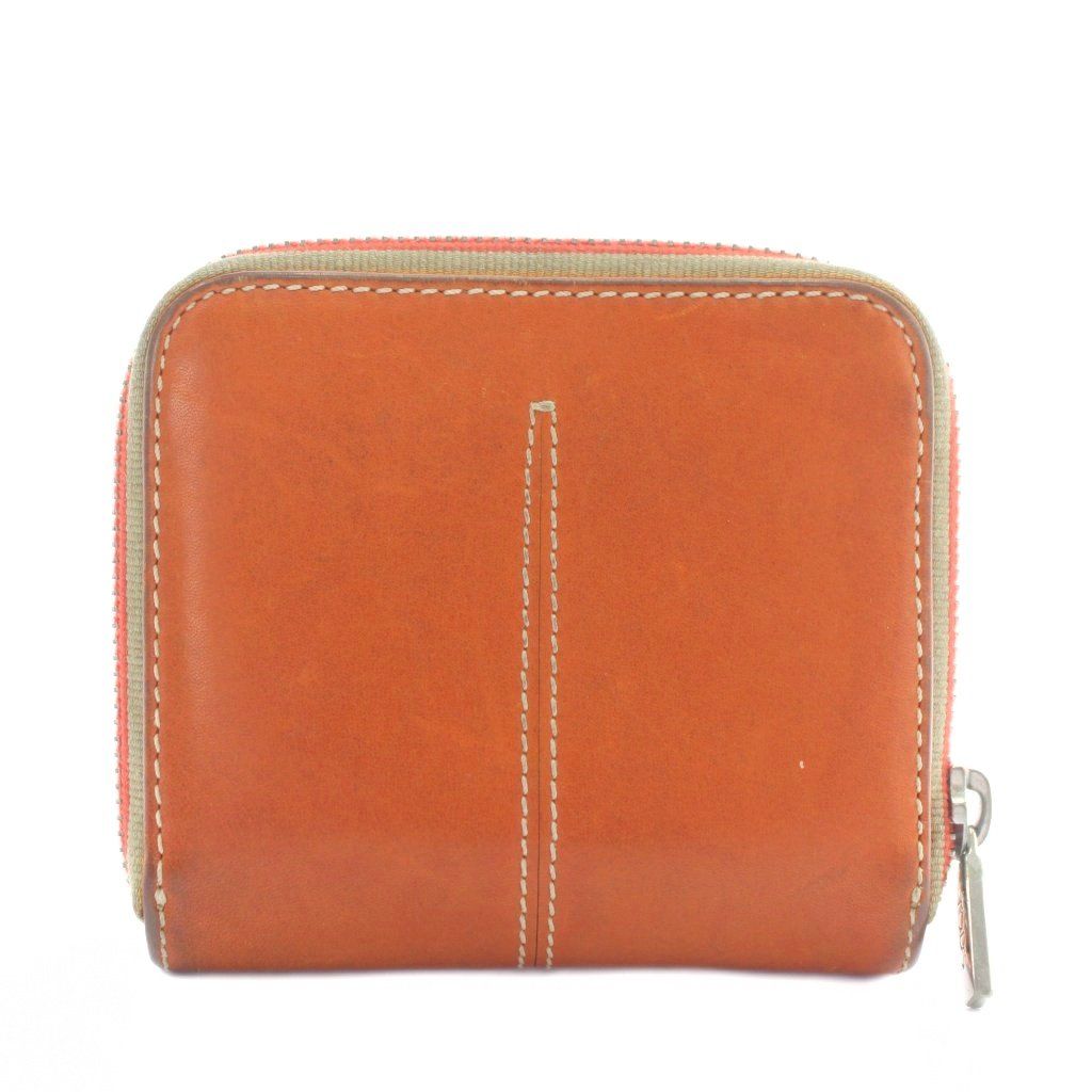トッズ TOD'S 財布 二つ折り レザー オレンジ /XZ □GY11 - メルカリ