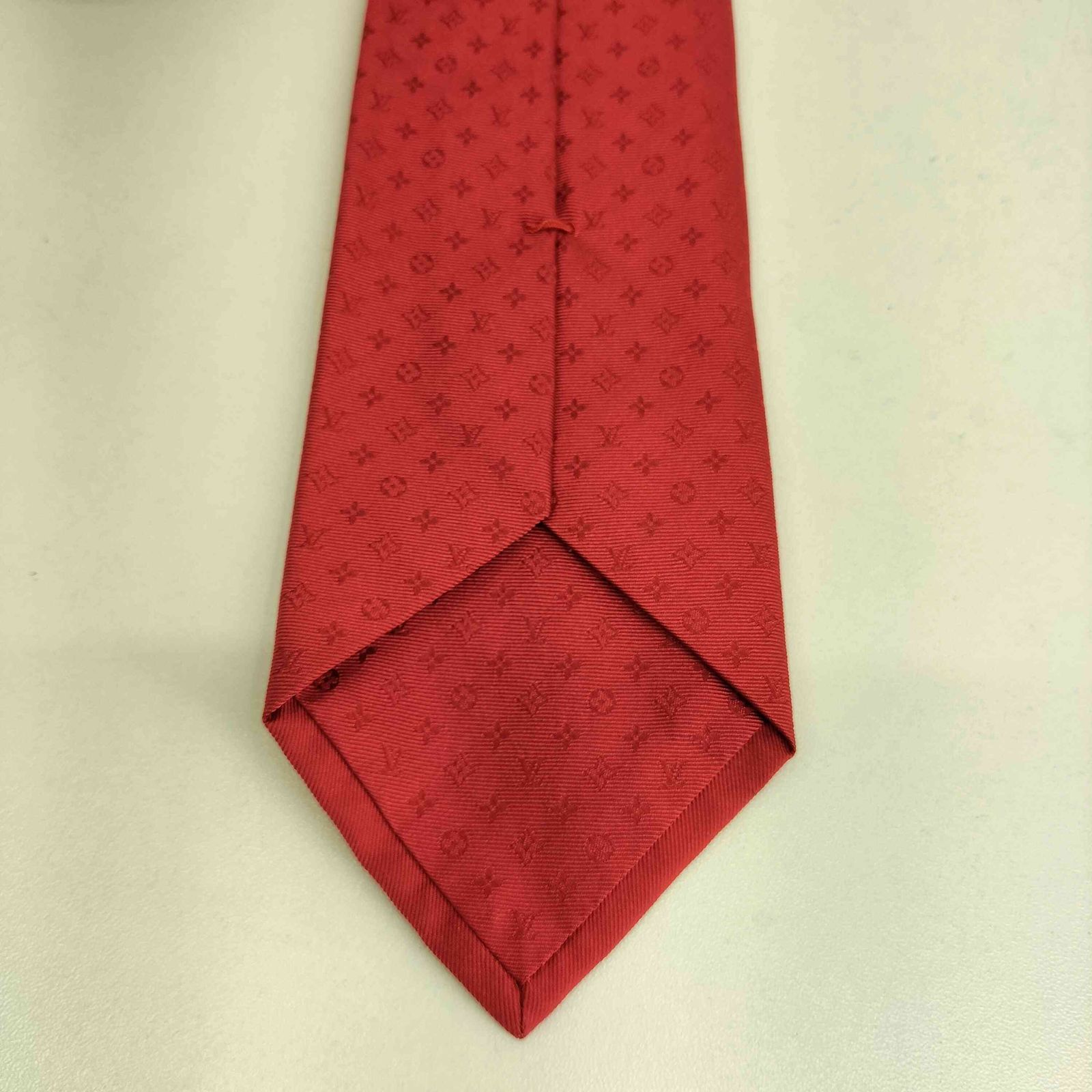 ルイヴィトン LOUIS VUITTON シルク100総柄ネクタイ メンズ 表記無