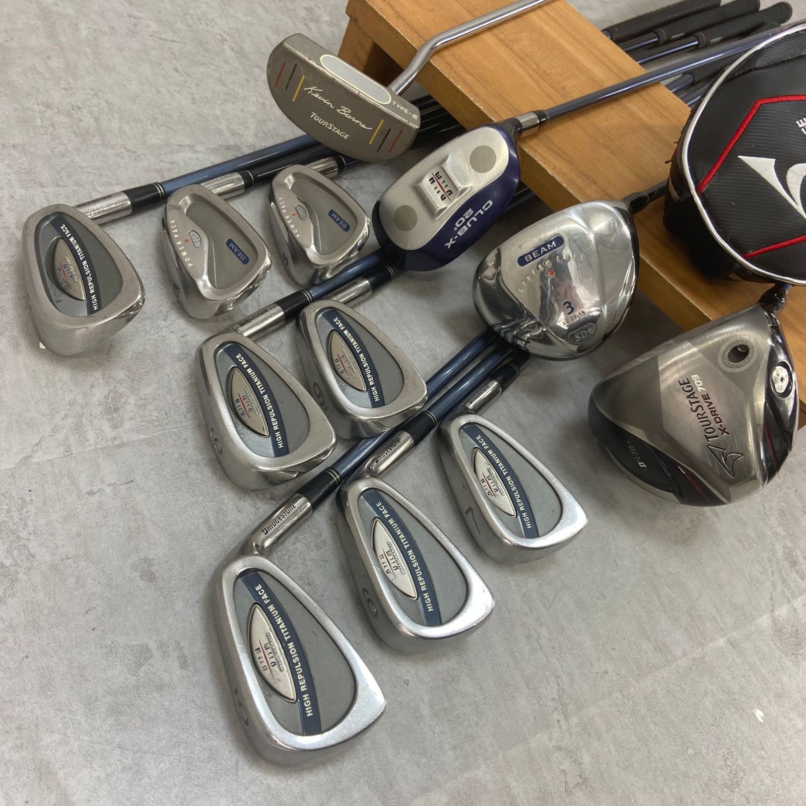 ブリヂストン ツアーステージ メンズゴルフ クラブセット 12本 右利き