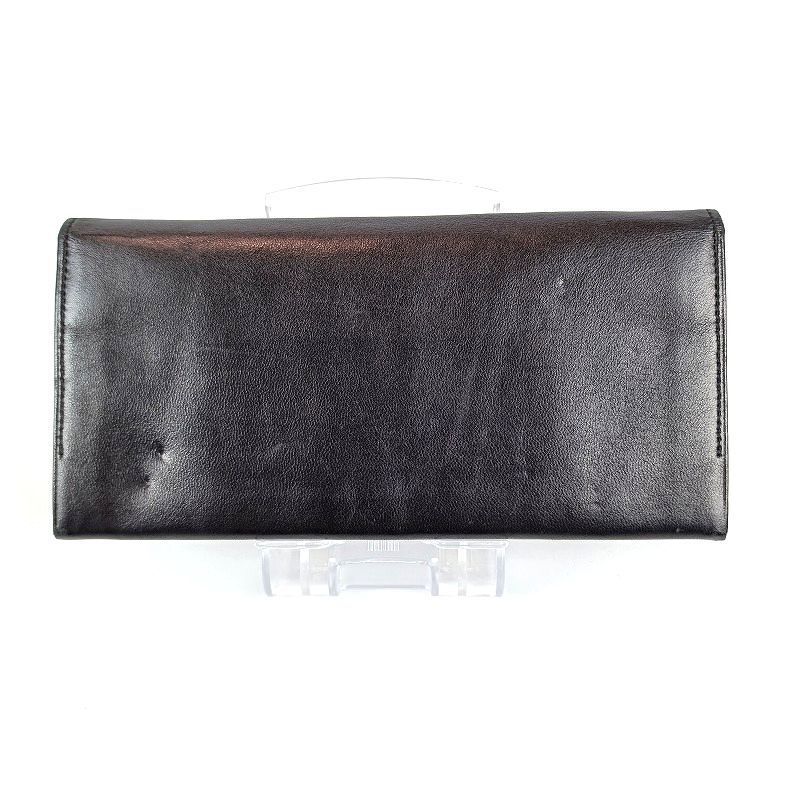 BURBERRY バーバリー 長財布 二つ折り ブラック 黒 レザー 本革 内側