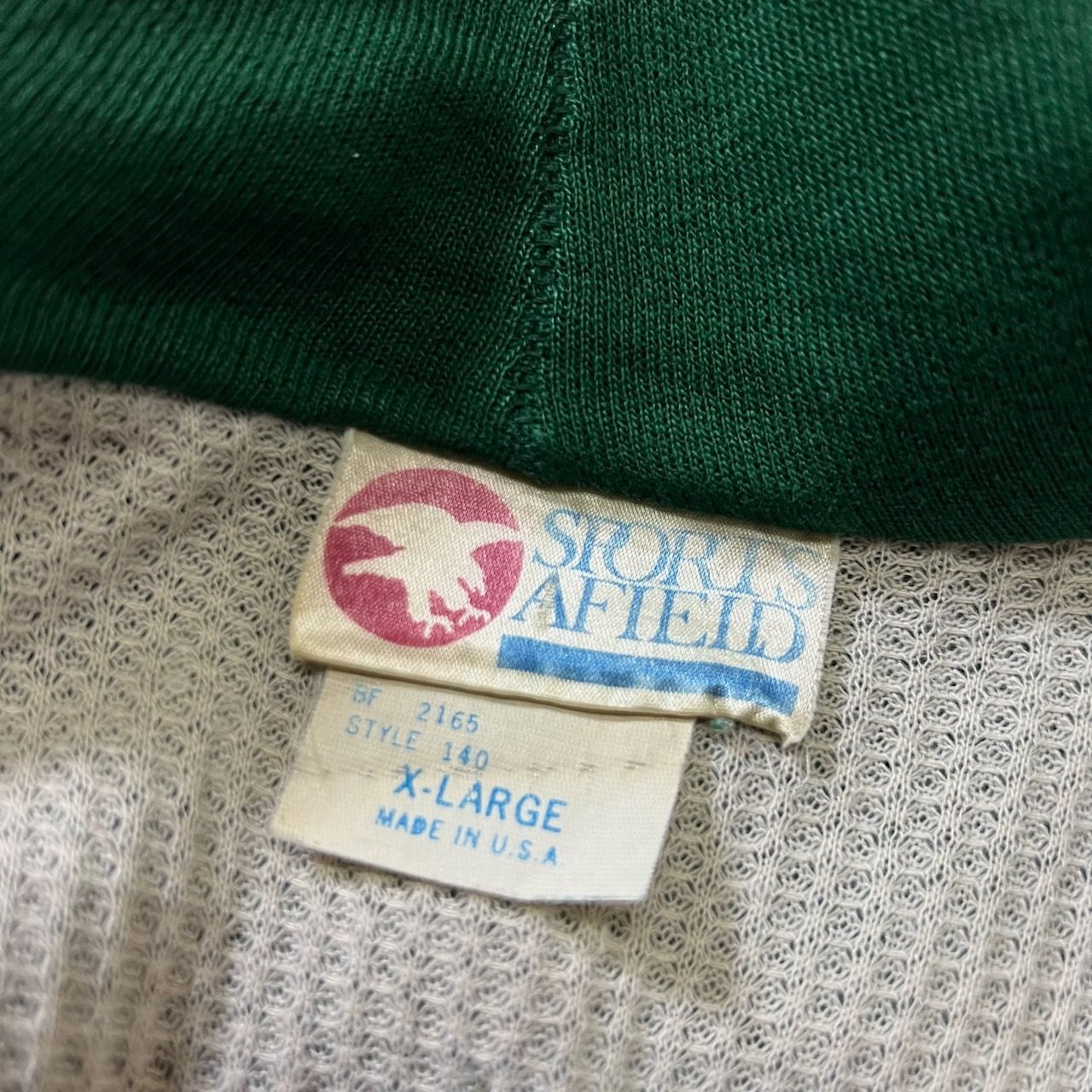 70~80s USA SPORTS AFIELD ダブルフェイス 裏サーマル フルジップ 