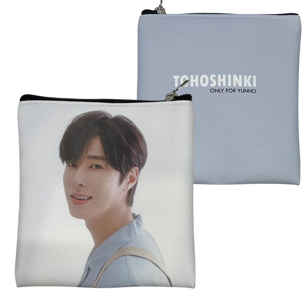 TVXQ 東方神起 ユノ ユンホ 柔らかい 合皮製 ミニ ポーチ 小物入れ